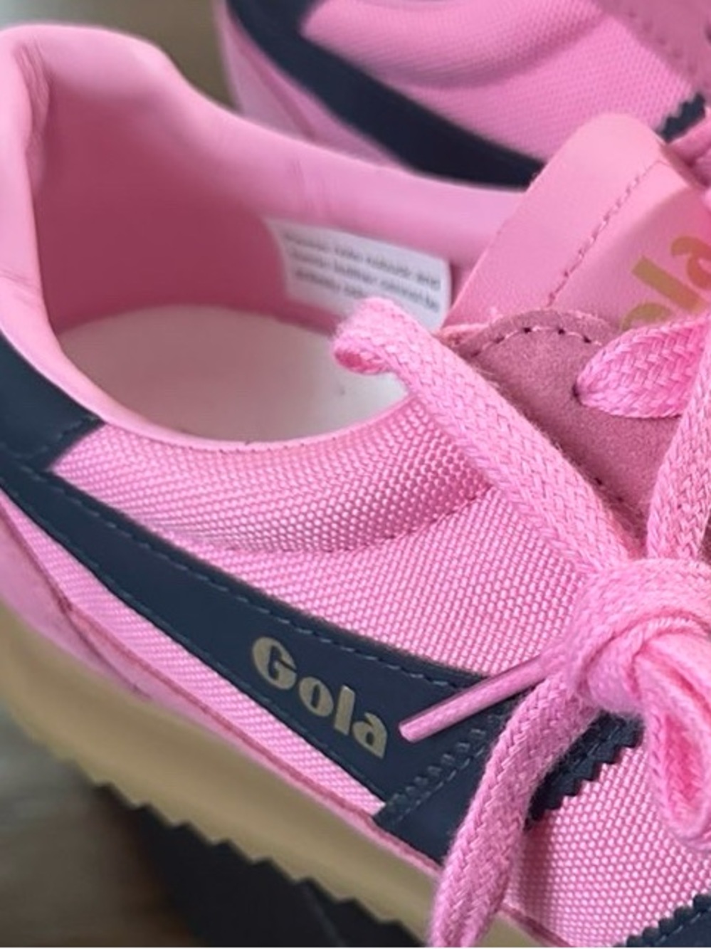 Gola Tornado Sneakers Pink size 8 Brand New - Picture 6 of 12